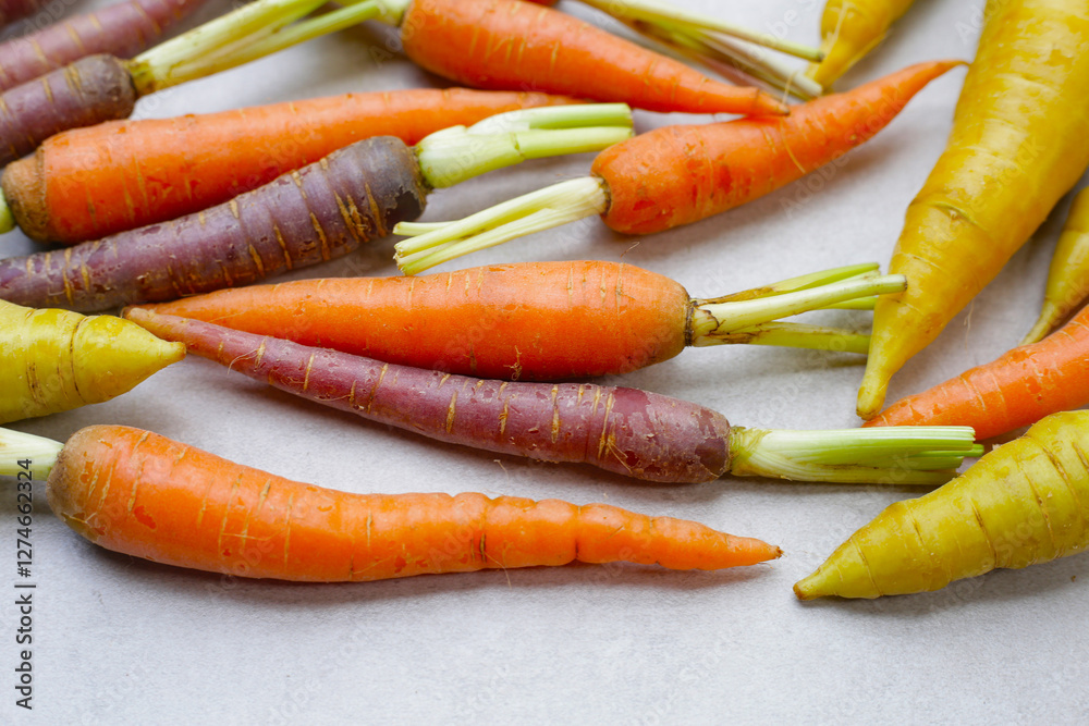 Fresh carrot vegetables, Ripe carrots Fresh carrot vegetables, Ripe carrots