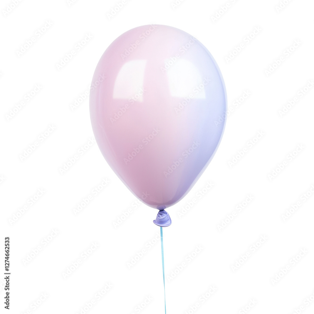 Soft lavender balloon floating gently with a pastel hue cut out - stock png. Soft lavender balloon floating gently with a pastel hue cut out - stock png.