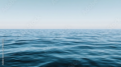 Wallpaper Mural Calm Ocean Water Under a Clear Sky Torontodigital.ca