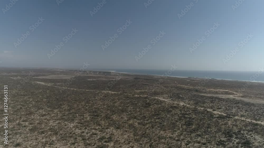 Vast Desert Views of Baja California Sur: A Landscape of Solitude and Beauty Vast Desert Views of Baja California Sur: A Landscape of Solitude and Beauty