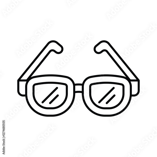 Sunglasses Cool vector icon