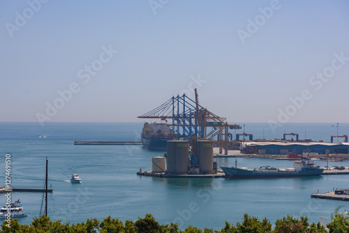 Malaga, Spain - August 06, 2024: Noatum Maritime - Malaga, Spain