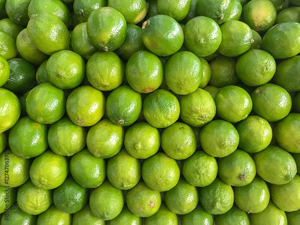 Vibrant image of fresh Tahiti limes with a glossy, deep green peel. Perfect for healthy eating campaigns, recipes, supermarkets, and nutrition-related content. Vibrant image of fresh Tahiti limes with a glossy, deep green peel. Perfect for healthy eating campaigns, recipes, supermarkets, and nutrition-related content.