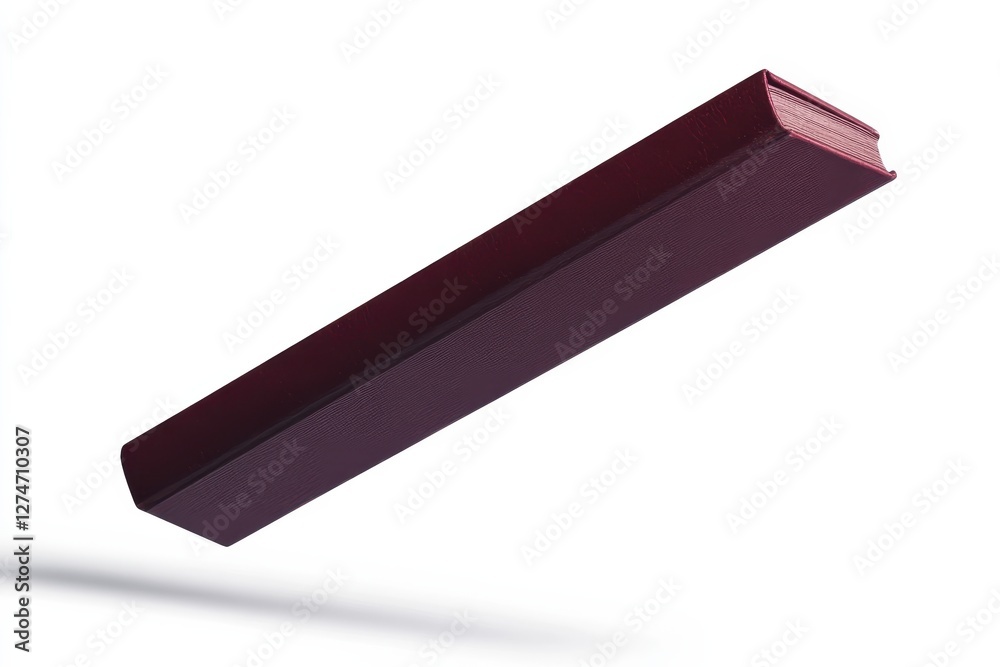 A vibrant red book with clean lines seems to float effortlessly, casting a gentle shadow beneath isolated on transparent background A vibrant red book with clean lines seems to float effortlessly, casting a gentle shadow beneath isolated on transparent background