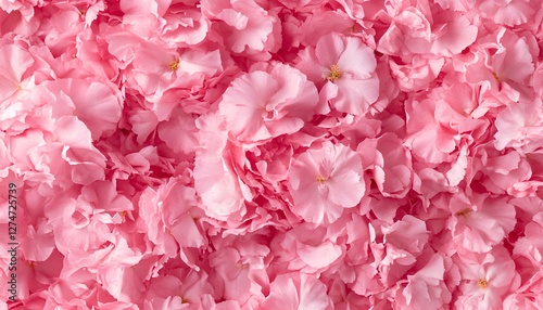 Wallpaper Mural Pink carnation petals pattern, Flower flakes texture background top view. Rose petal wallpaper, spring blossom romantic mockup flat lay Torontodigital.ca