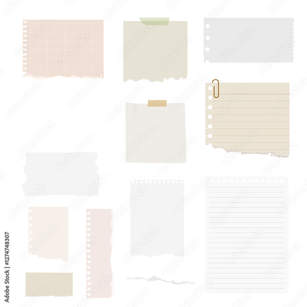 PNG Variety of torn paper designs on transparent background PNG Variety of torn paper designs on transparent background