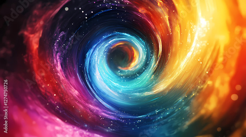 digital vortex swirling energy