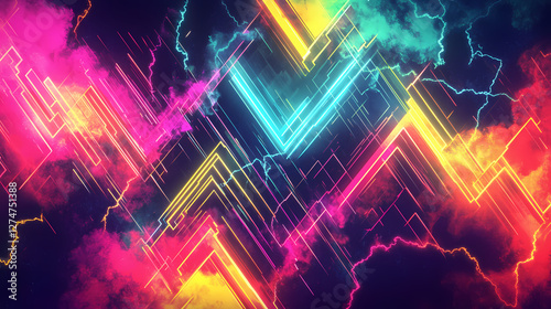 vibrant abstract background