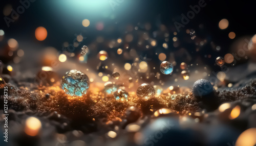 Magical Quantum Dust Particles Floating in Cosmic Zero Gravity