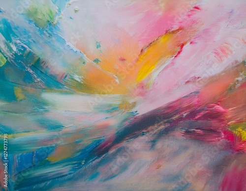 abstract colorful painting