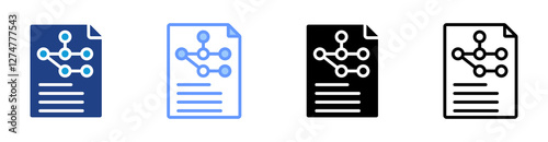 Proteome Profiling icon set multiple style collection