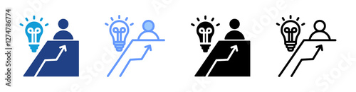 Innovator icon set multiple style collection