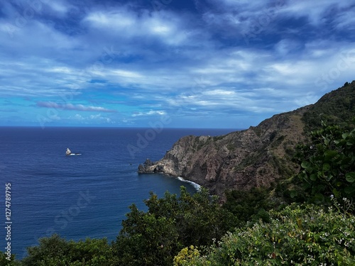 view of the coast of the mediterranean sea