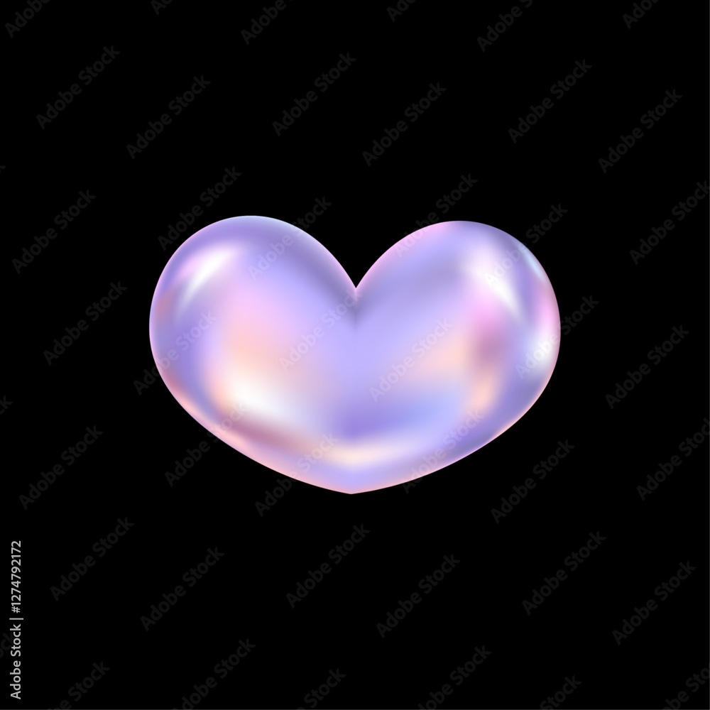 Heart Y2K element with pastel hologram holographic chrome 3d effect. illustration vector premium. Heart Y2K element with pastel hologram holographic chrome 3d effect. illustration vector premium.