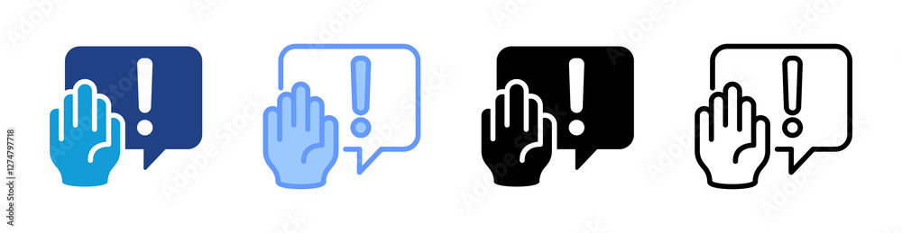 Prevention icon set multiple style collection Prevention icon set multiple style collection