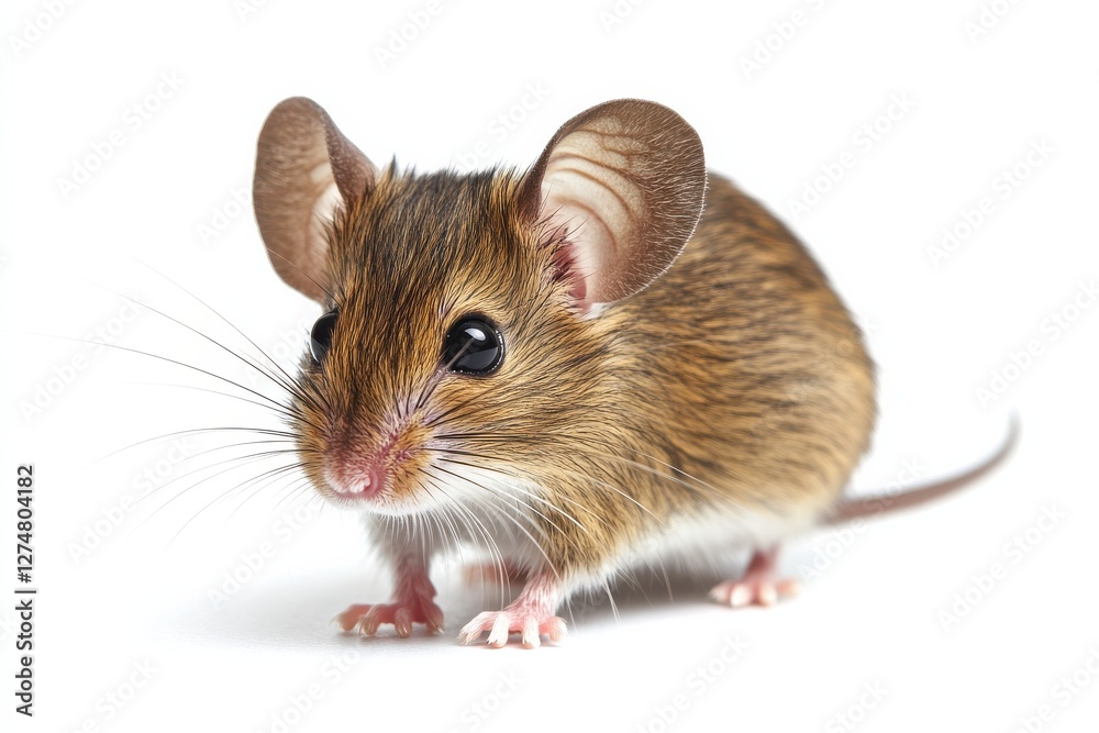 Curious little creature exploring a bright and cozy space on a sunny day isolated on transparent background Curious little creature exploring a bright and cozy space on a sunny day isolated on transparent background