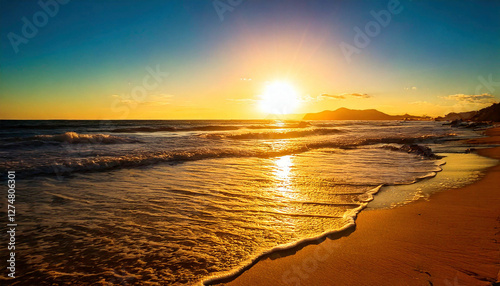 Sun Beach Warm Light