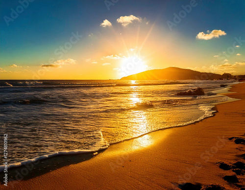 Sun Beach Warm Light