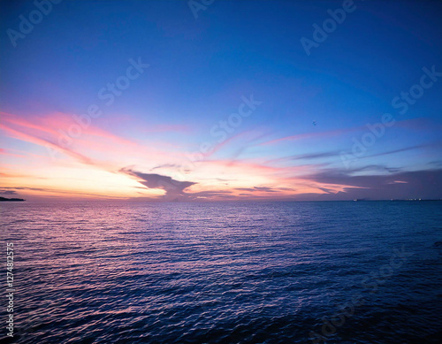 Twilight Waters Pastel Skies