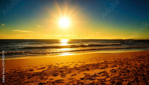 Sun Beach Warm Light
