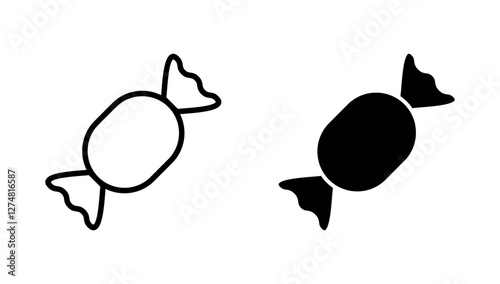 Candy icon vector. candy sign and symbol.
