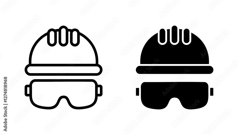 Helmet icon vector. Motorcycle helmet sign and symbol. Construction helmet icon. Safety helmet Helmet icon vector. Motorcycle helmet sign and symbol. Construction helmet icon. Safety helmet