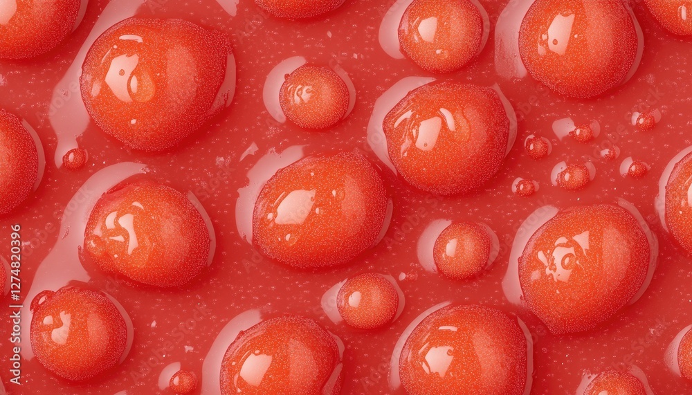 Red Shiny Bubbles Texture Background Image Red Shiny Bubbles Texture Background Image