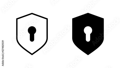Security icon vector. protection sign and symbol. privacy. vpn