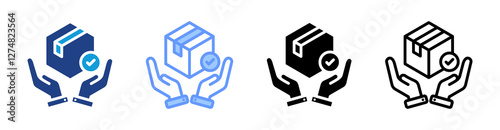 Handmade icon set multiple style collection