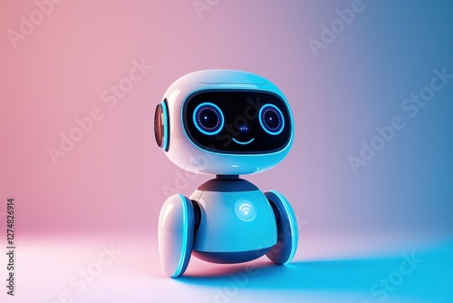 Friendly Smiling Robot