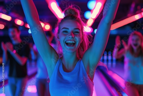 Bowling Victory Celebration