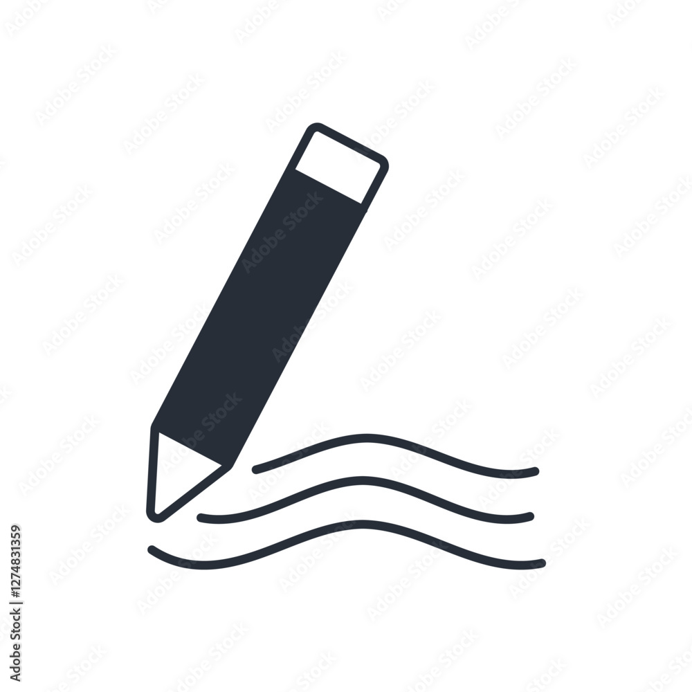 drawing icon. vector.Editable stroke.linear style sign for use web design,logo.Symbol illustration. drawing icon. vector.Editable stroke.linear style sign for use web design,logo.Symbol illustration.