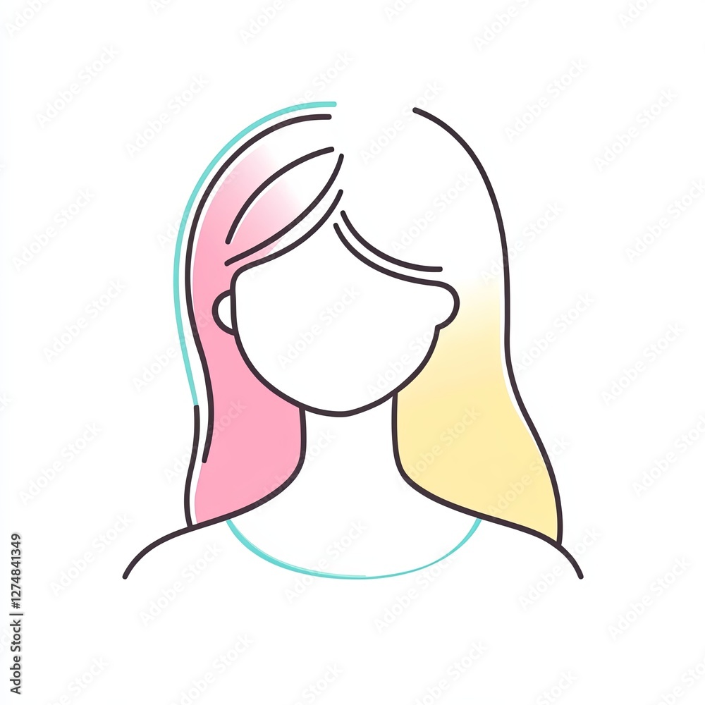 favorite icon, a simple line drawing, flat design style, pastel colors, white background favorite icon, a simple line drawing, flat design style, pastel colors, white background
