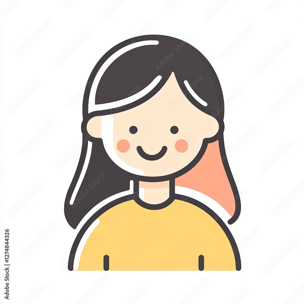 icon, a simple line drawing, flat design style, pastel colors, white background icon, a simple line drawing, flat design style, pastel colors, white background