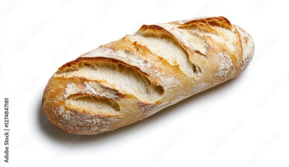 Freshly Baked Artisan Bread with Crisp Crust and Soft Interior Freshly Baked Artisan Bread with Crisp Crust and Soft Interior