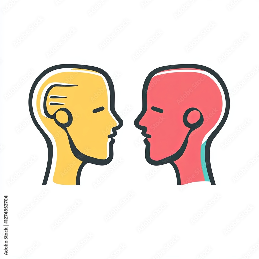speech icon, a simple line drawing, flat design style, pastel colors, white background speech icon, a simple line drawing, flat design style, pastel colors, white background