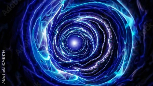 Abstract Vortex of Light Energy in Deep Space