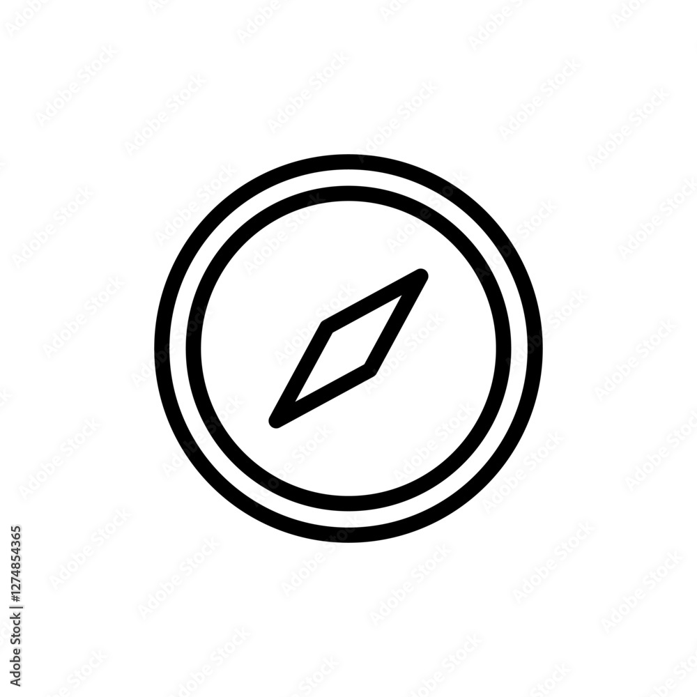 Compass icon vector illustration. arrow compass icon sign and symbol Compass icon vector illustration. arrow compass icon sign and symbol