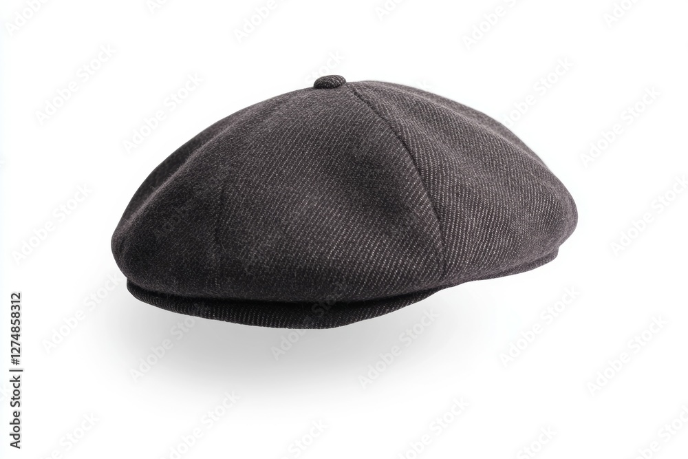 Black hat with a white logo on it Black hat with a white logo on it