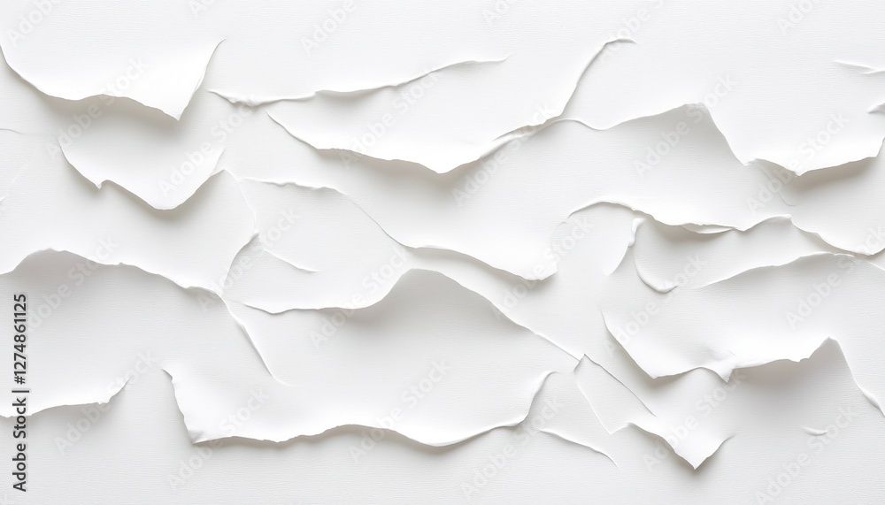 Obraz premium White Cracked Paint Texture Background Image