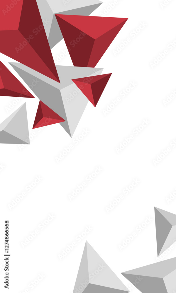 Abstract 3d triangle pattern blank business background Abstract 3d triangle pattern blank business background