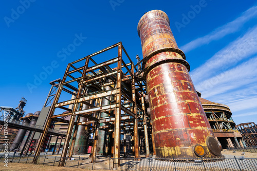 Wallpaper Mural Equipment of steel works, The workshop and equipment of the steel mill Torontodigital.ca