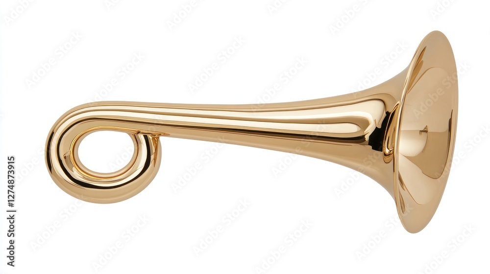 Gold Trumpet Horn Musical Instrument Decor Gold Trumpet Horn Musical Instrument Decor