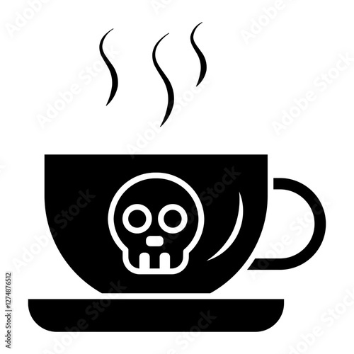 poisonous coffee Solid icon