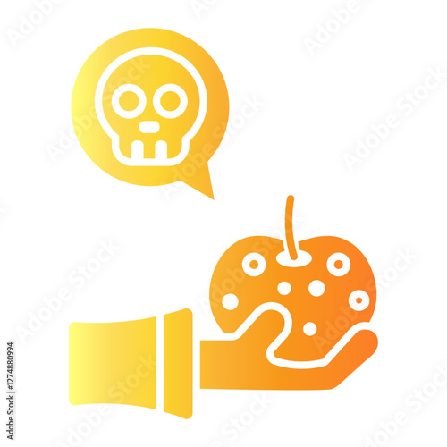 poison apple Gradient icon