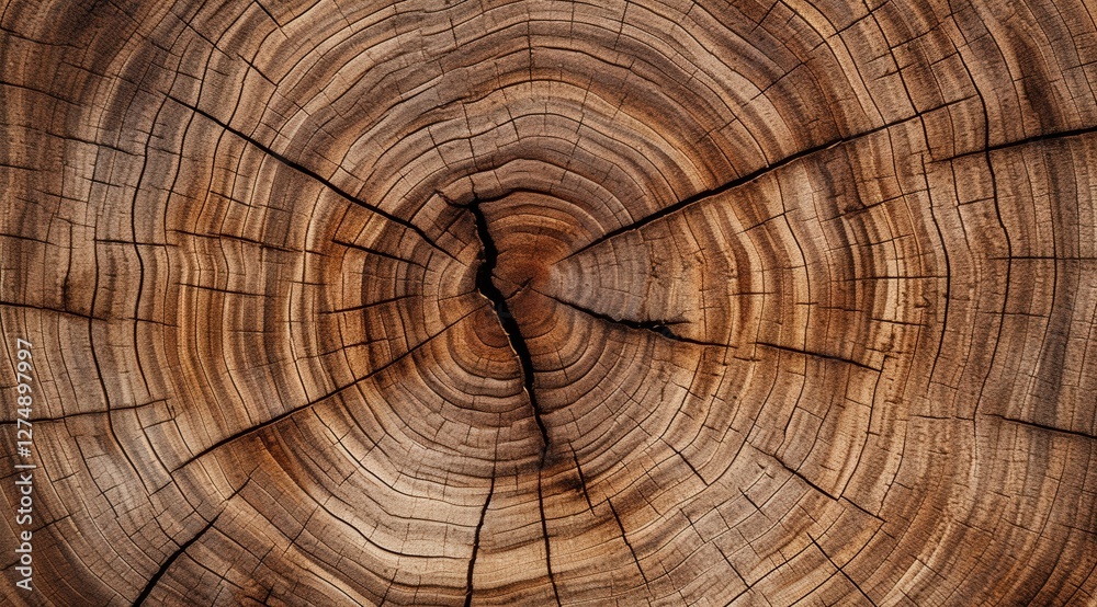 Close-up of a freshly cut tree trunk with distinct growth rings. Use for nature projects Close-up of a freshly cut tree trunk with distinct growth rings. Use for nature projects
