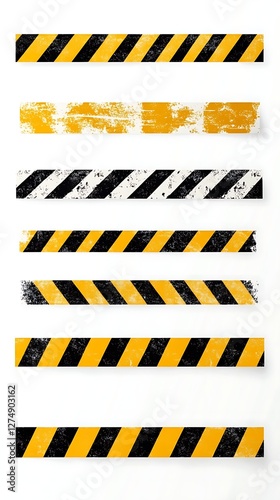 Grungy Caution Tape Collection photo