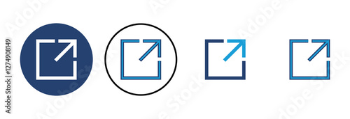 External link icon vector. link icon vector. hyperlink symbol