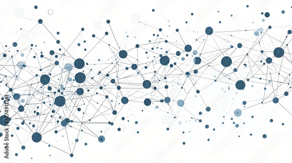 Network connection, global communication, data flow, abstract background, tech illustration Network connection, global communication, data flow, abstract background, tech illustration