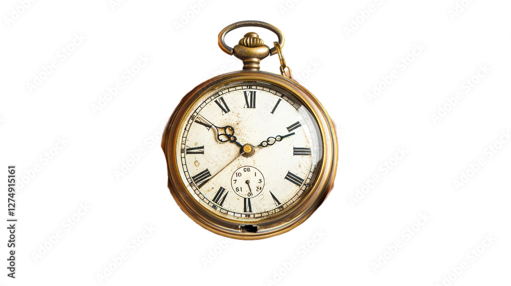 Pocket Watch in Hand on transparent background PNG. Pocket Watch in Hand on transparent background PNG.